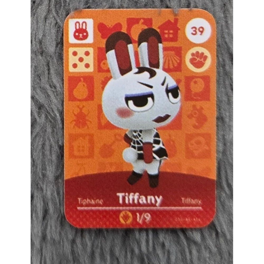 Animal Crossing Tiffany NFC Card 039 New Horizons Compatible Tested Working